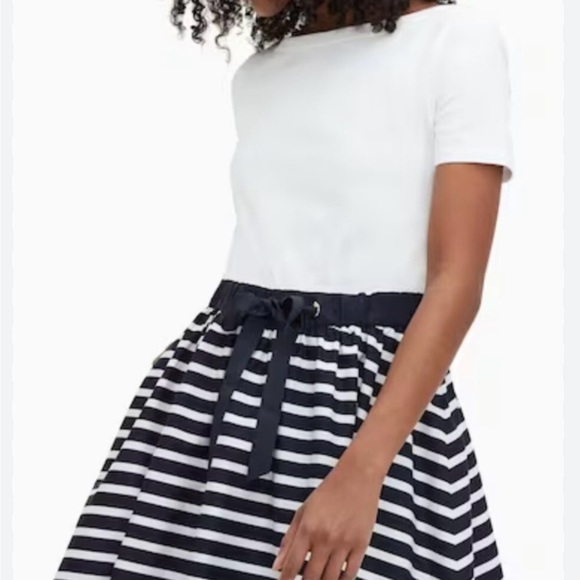 kate spade Dresses & Skirts - Kate Spade Navy Blue and White Sailor Dress with Pockets Size XS